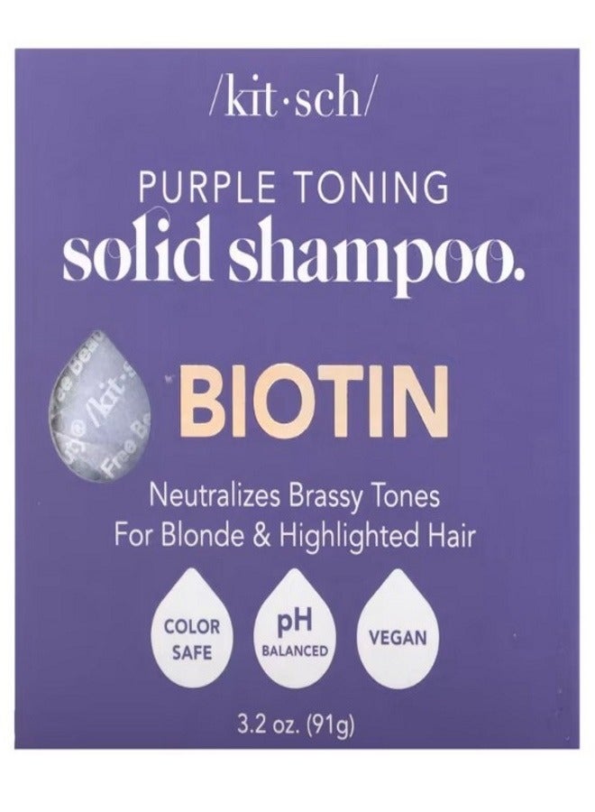 Purple Toning Solid Shampoo Bar Orange Blossom  Jasmine 3.2 oz 91 g
