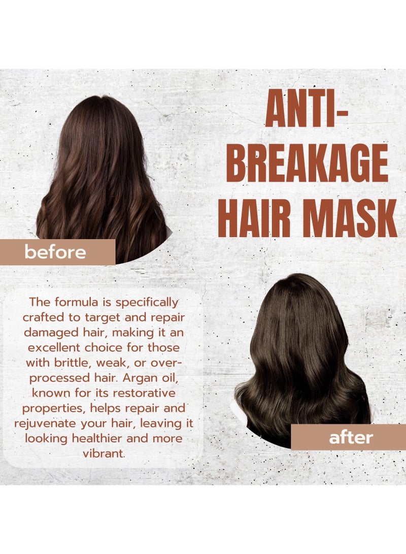 Complete Argan Oil Care Set ( Shampoo - Conditioner - Hair Oil Replacement ) Strengthen, Hydrate, and Revitalize Hair and Skin (Pack of 3)