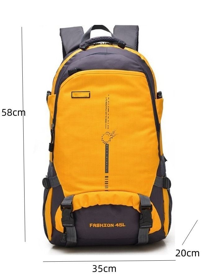 Hiking Backpack 45L Lightweight Waterproof Camping Backpack Outdoor Sports Travel Two Shoulder Bag for Women Men