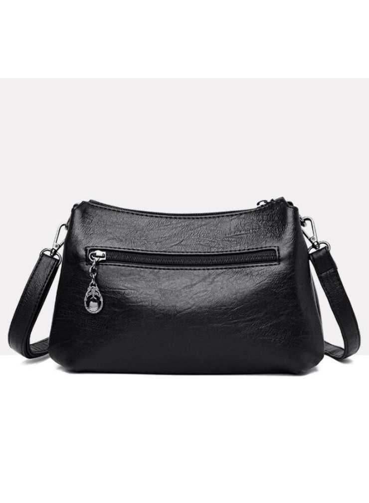 Crossbody Bag For Women Waterproof Wear Resistant Shoulder Bag Large Capacity Faux Leather Cross-body Pack With Adjustable Strap For Ladies