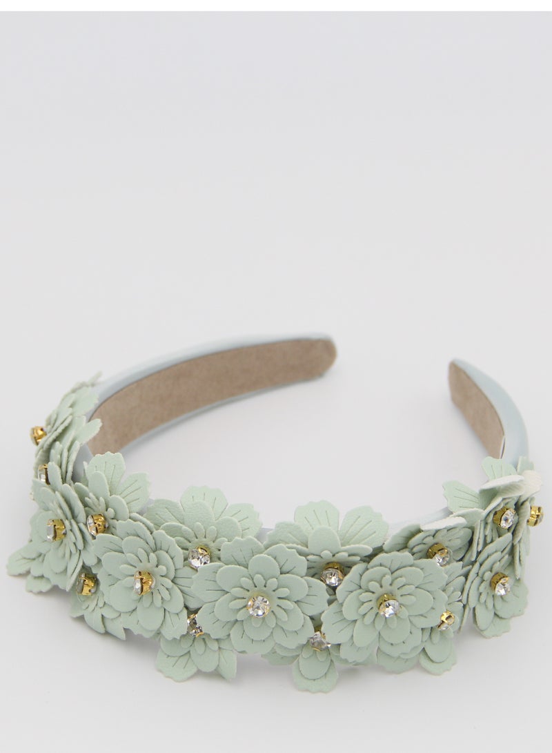 Headband Camomile For Women's and  Girls Olive Light