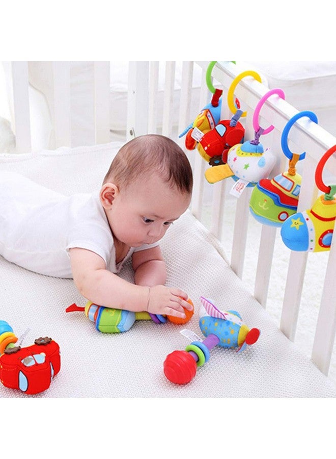 Baby Soft Rattles Toy Infant Shaker Teether Cute Stuffed Airplane Handbells Soft Baby Rattle Toy Airplane Rattles Toy For Newborn Baby Gifts