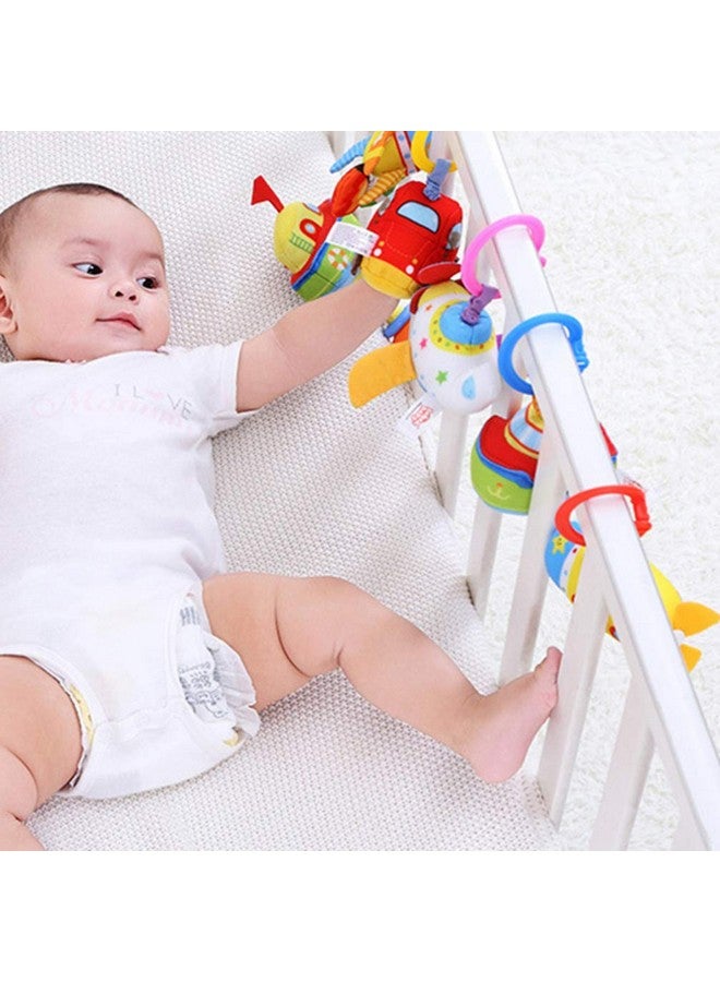 Baby Soft Rattles Toy Infant Shaker Teether Cute Stuffed Airplane Handbells Soft Baby Rattle Toy Airplane Rattles Toy For Newborn Baby Gifts