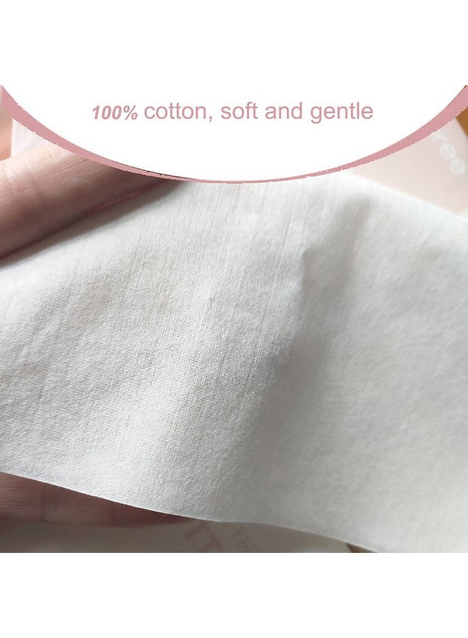 Extra Thick Dry Wipe Disposable Face Drying Towel 100% Cotton Lint Free Cotton Tissues (5 Pack)