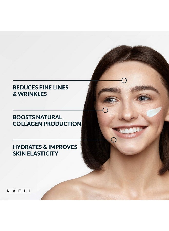 Retinoid Cream 4.25% Retinol Night Moisturizer For Face & Neck With Collagen Peptides & Hyaluronic Acid Anti Aging Wrinkle Cream Improves Skin Tone & Texture 1.4 Oz