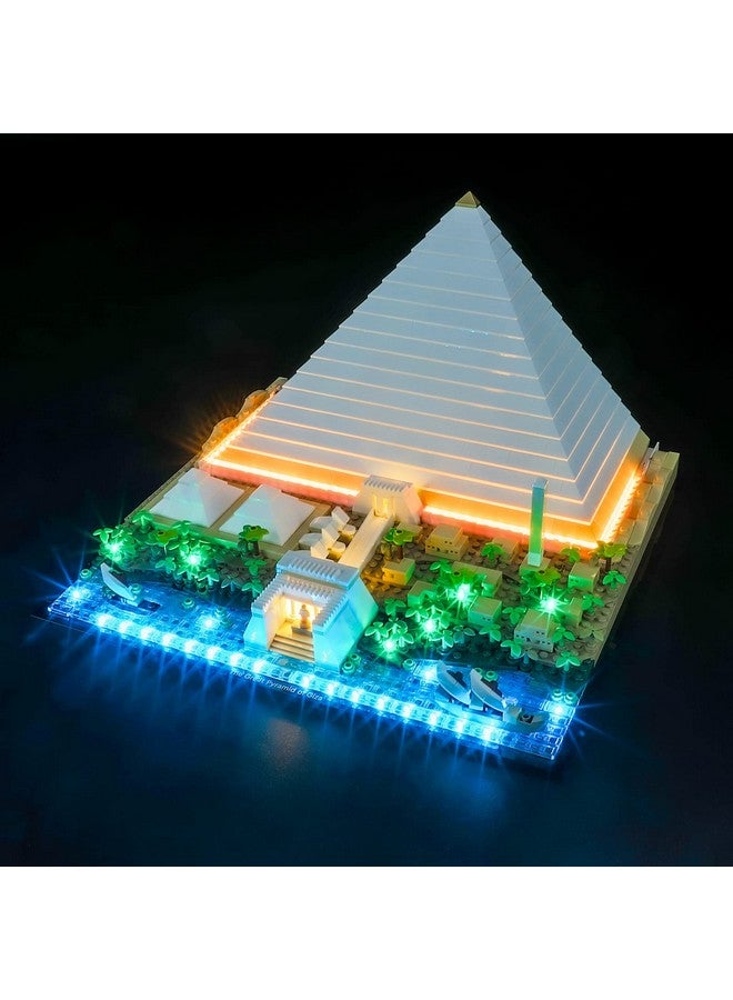 Led Lighting Kit For Lego21058 Great Pyramid Of Giza Compatible With Lego Architecture Building Blocks Model Not Include The Lego Set