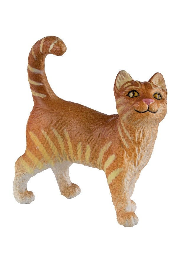 Tabby Cat Figurine Detailed 2