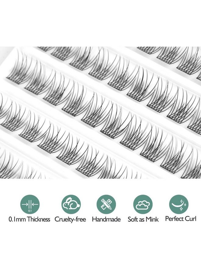 Lash Clusters 120 Pcs Cluster Lashes Lightweight Handmade Comfortable Natural Diy Eyelash Extension Diy At Home (Naturalmixed)