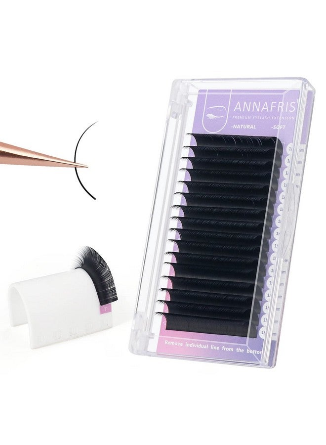 16 Rows Volume Classic Eyelash Extension 0.07 D Curl 8 15Mm Mixed Length Matte Black Individual False Eye Lashes Extension Salon Use Natural Soft Fake Eyelashes Supplies (0.07 D 8 15Mm Mix)