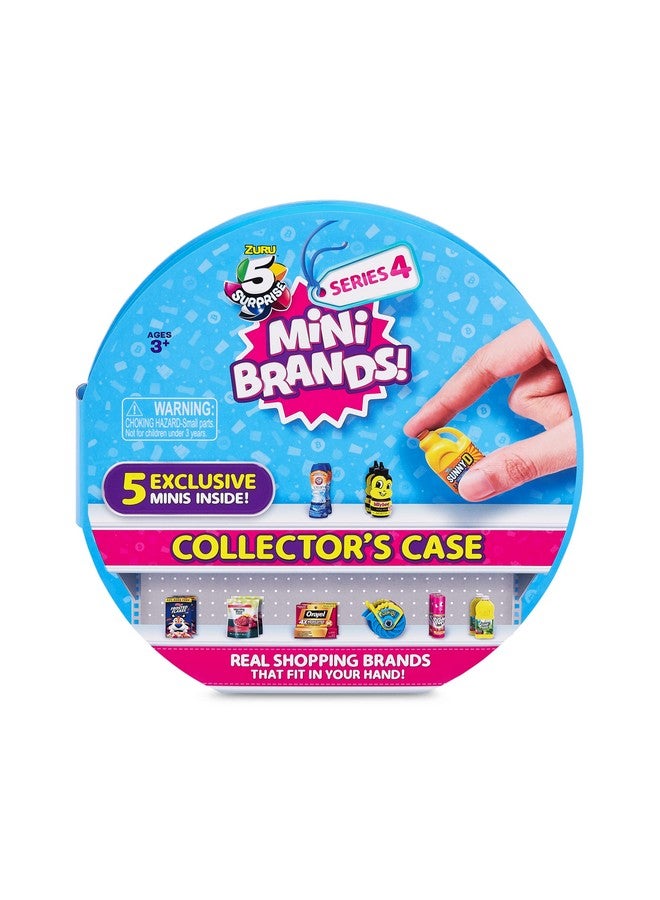 Mini Brands Collector'S Case Series 4 Store & Display 30 Minis With 5 Exclusive Mini'S Mystery Real Brands Miniature Collectibles By Zuru