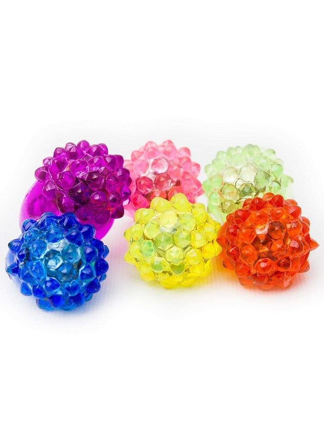 24 Pack Led Light Up Jelly Bumpy Rings ; In Bulk ; Kids Birthday Party Favors Raves Edm Concerts Giveaways Halloween Supplies Kids Sensory Toys.