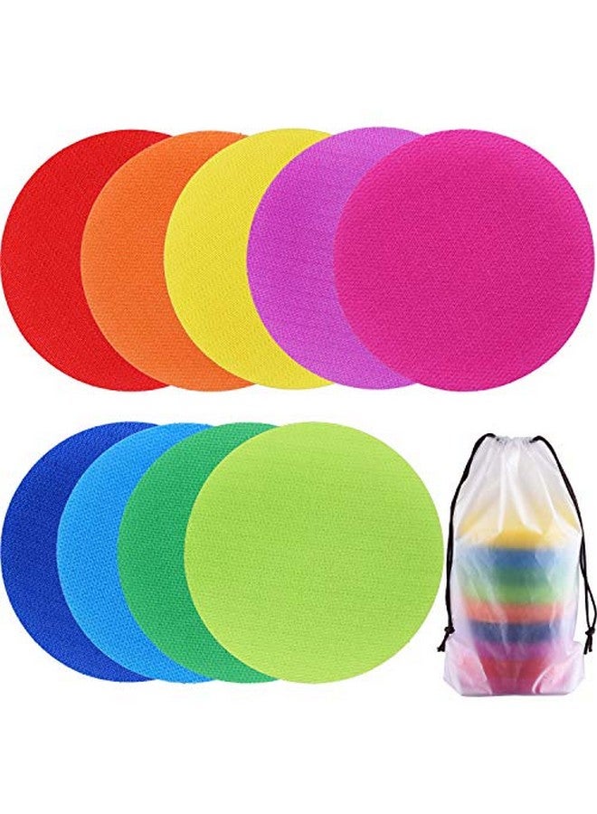 63 Pieces Carpet Markers Hook And Loop Carpet Marker For Classroom 9 Colors