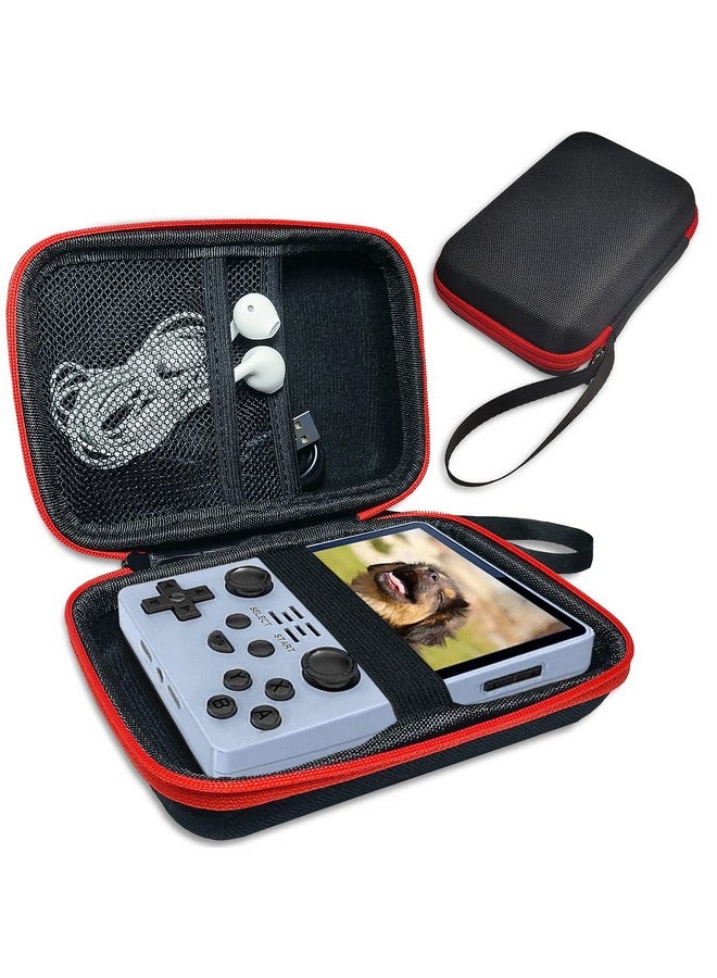 Hard Carrying Case For Powkiddy Rgb20S Handheld Retro Game Console Protective Case For Miyoo Mini Plus Portable Game Console Accessories (Black Case Only)