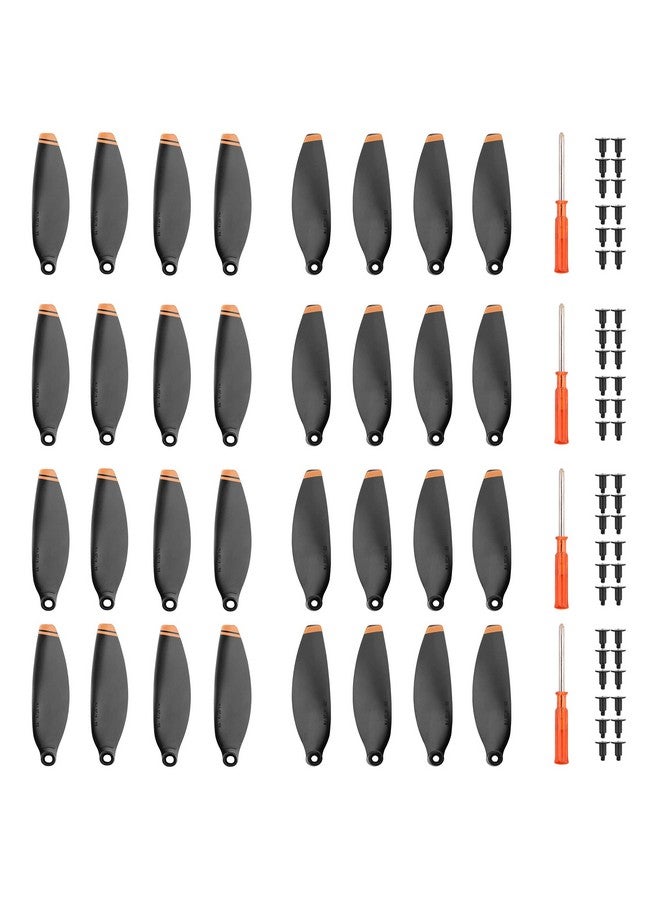(32Pcs) Mavic Mini 2 Propellers For Dji Mini 2/Mini Se/Mini 2 Se Orange 4726 Fm Low Noise Props Blades Accessories