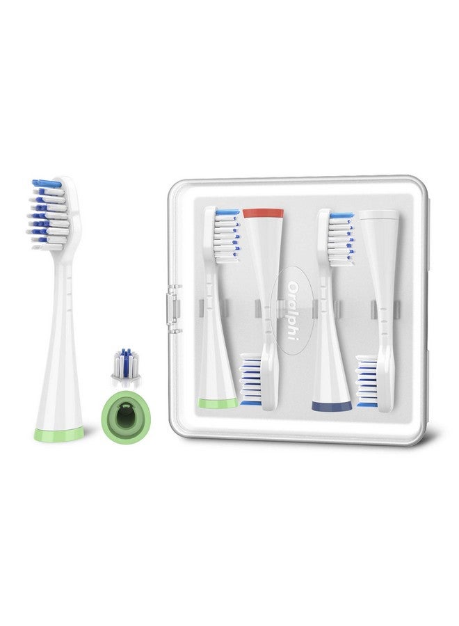 Toothbrush Replacement Heads For Waterpik Complete Care 5.0/9.0 (Cc01/Wp861) Strb4Ww (4Pack White)