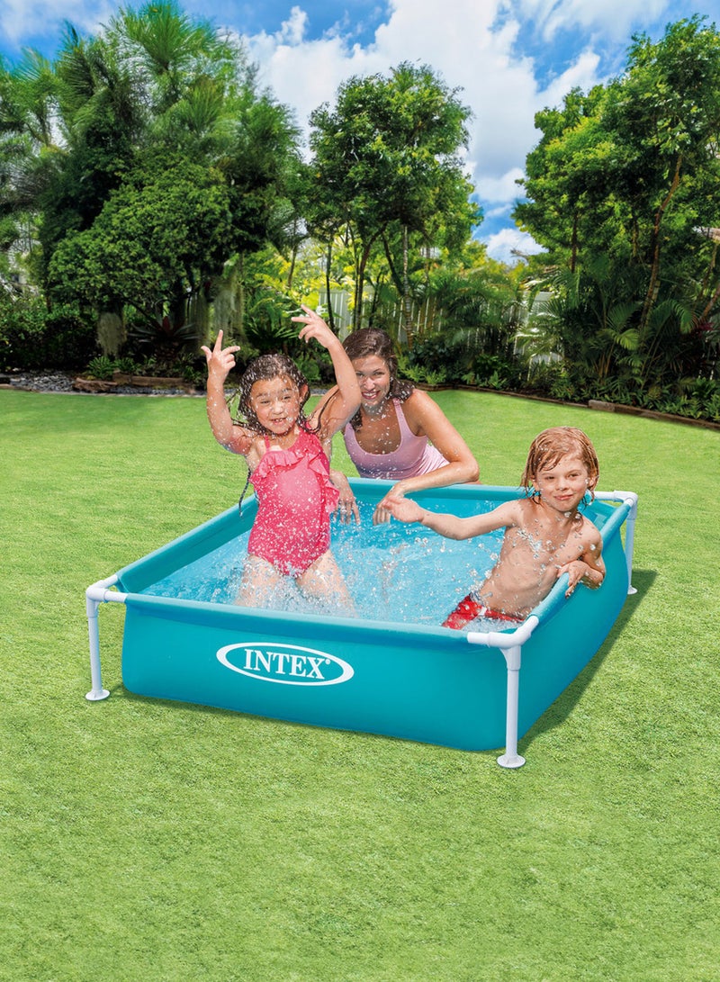 Blue Mini Frame Above Ground Pool for Fun Splashing