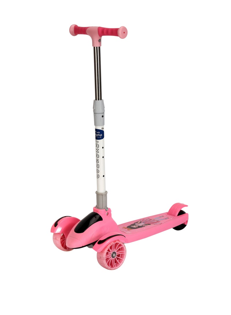 Baby Plus Scooters for Kids, Toddler Scooter for Ages 2-12 Years Old,4-Level Adjustable Height Kids Scooter, Kick Scooter with 3 Wheel Scooter for Toddlers, Boys and Girls