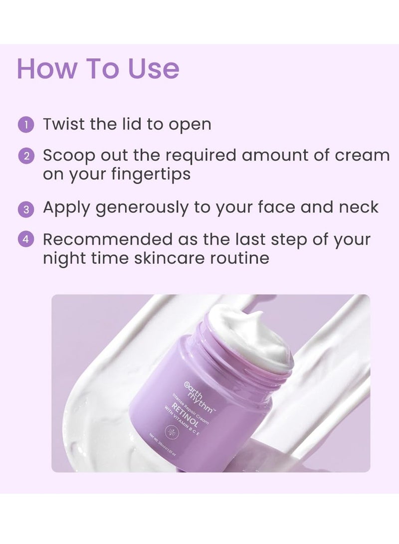 Earth Rhythm Retinol Night Cream Enriched 30gm