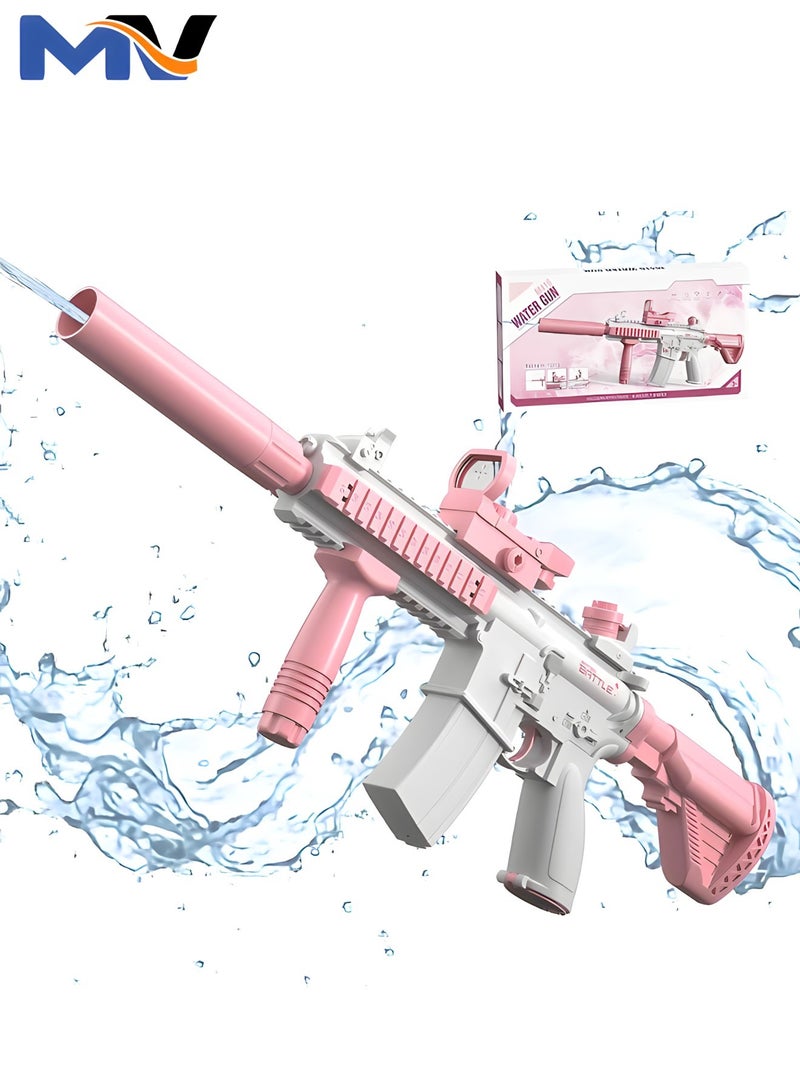 M416 Water Pistol Gun Toy,Powerful Electric Water Gun with 8-10m Long Range and 500ml Capacity,Squirt Gun Toys for Kids Adults Summer Outdoor Pool Garden Water Pistols Fight Toys