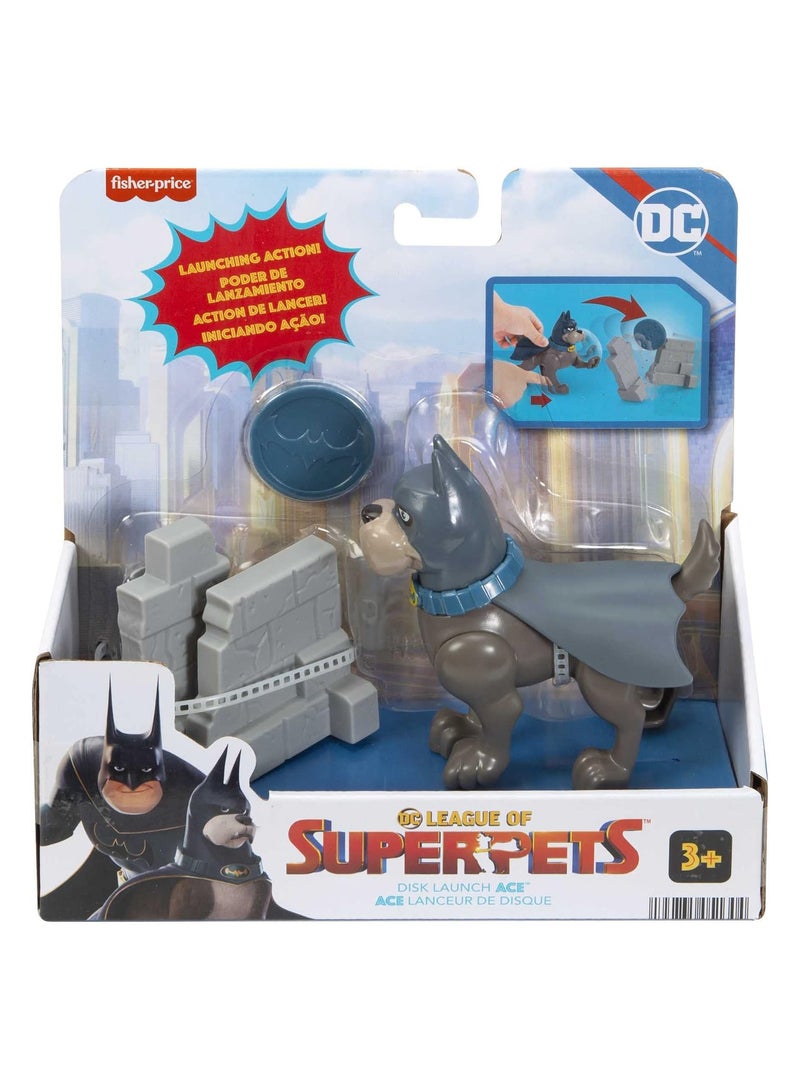 DC League Of Super Pets - Disk Launch Ace Toy Figure