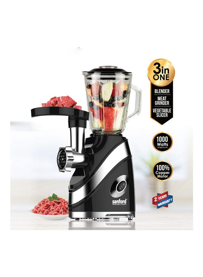 Mutlifunctional Blender With Meat Grinder 1.5 L 1000 W SF5860MG BS Assorted
