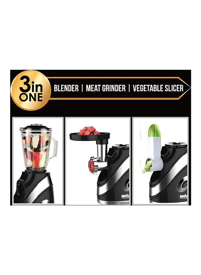 Mutlifunctional Blender With Meat Grinder 1.5 L 1000 W SF5860MG BS Assorted