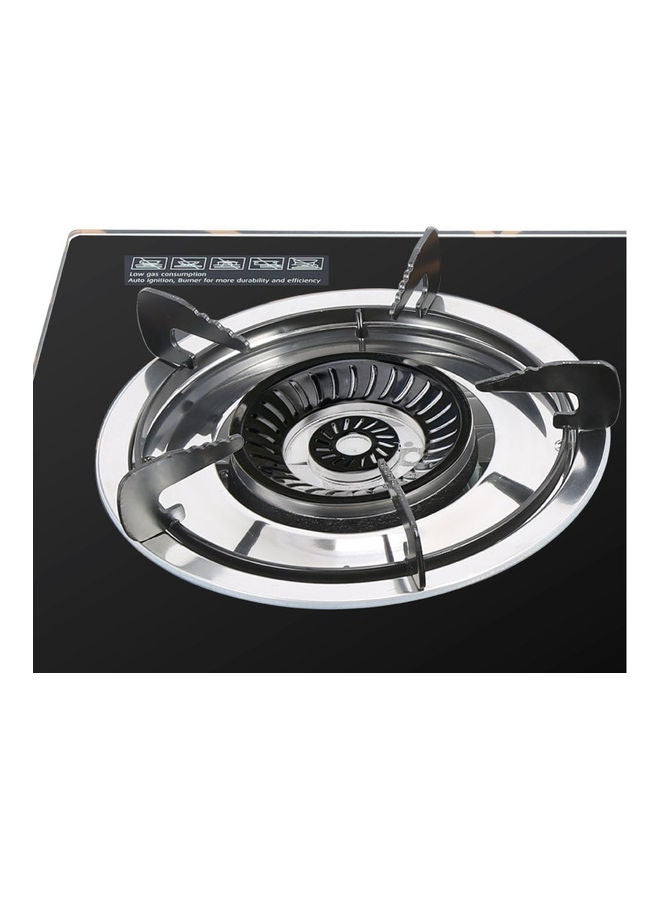 Infrared Glass Gas Stove 2 Burner SF5351IGC B BLACK Multicolour