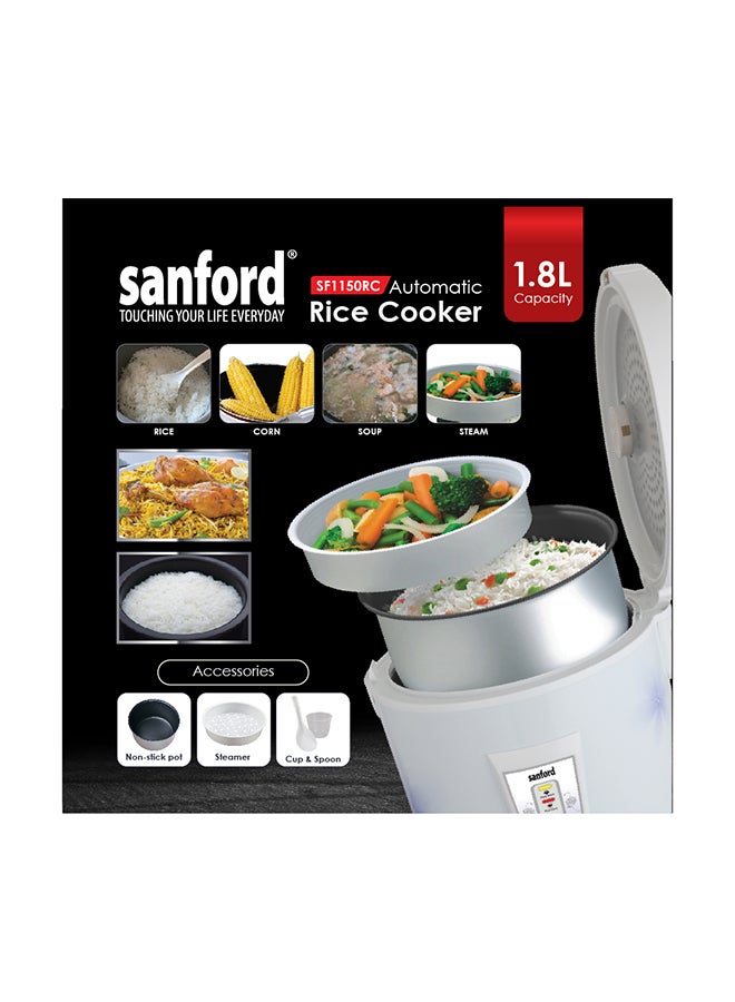 RICE COOKER 1.8 L 700 W SF1150RC-1.8L BS White
