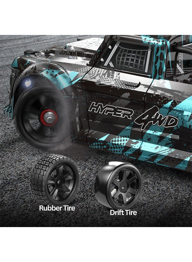 Brushless Rc Hobby Grade Truck 2s Battery 1:14 Scale Radio Controlled Off-Roader Electronic Monster Rtr All Terrain Blue
