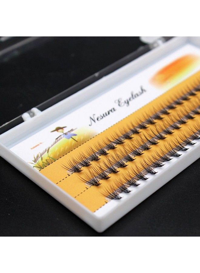 Eyelashes Cluster Lashes C Curl Thickness 0.07Mm 20 Roots 60Pcs Individual Fake False Eyelashes Cluster Black Eye Lashes Lashes Eyelash Extensions (12Mm)