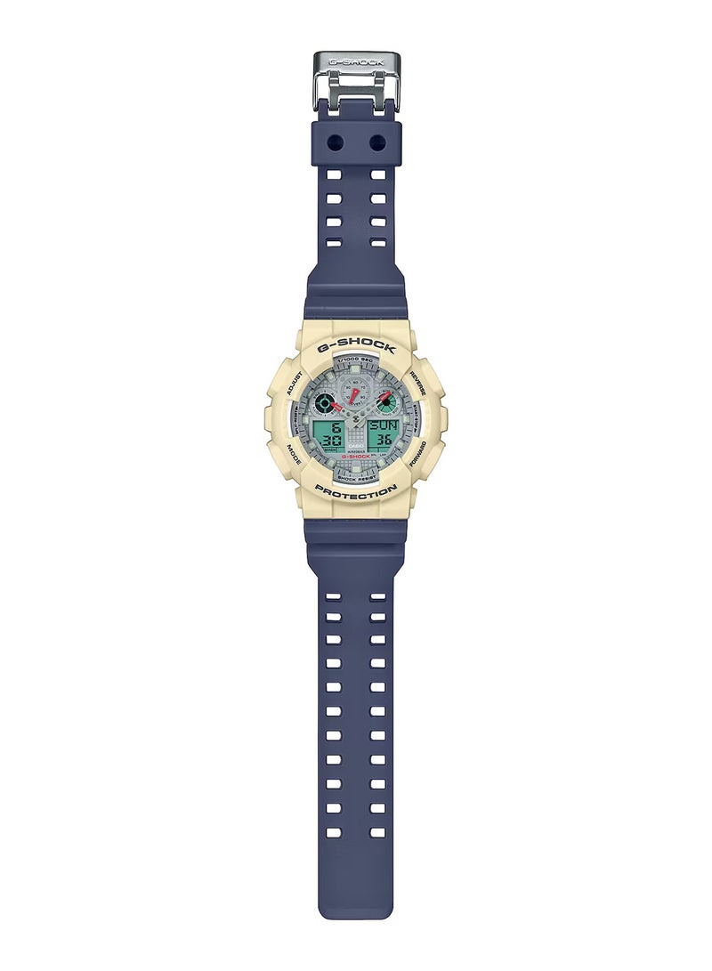 Men's Analog+Digital Resin Wrist Watch GA-100PC-7A2DR - 45 Mm