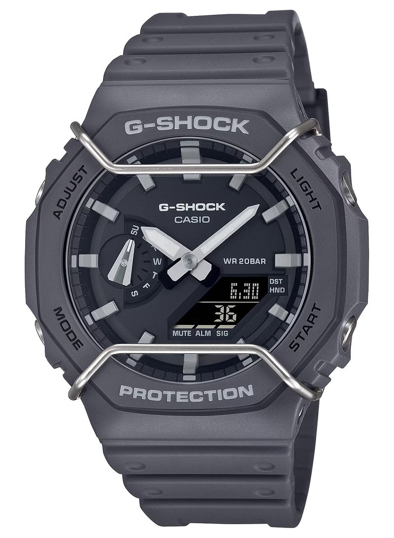Men's Analog+Digital Resin Wrist Watch GA-2100PTS-8ADR - 42 Mm