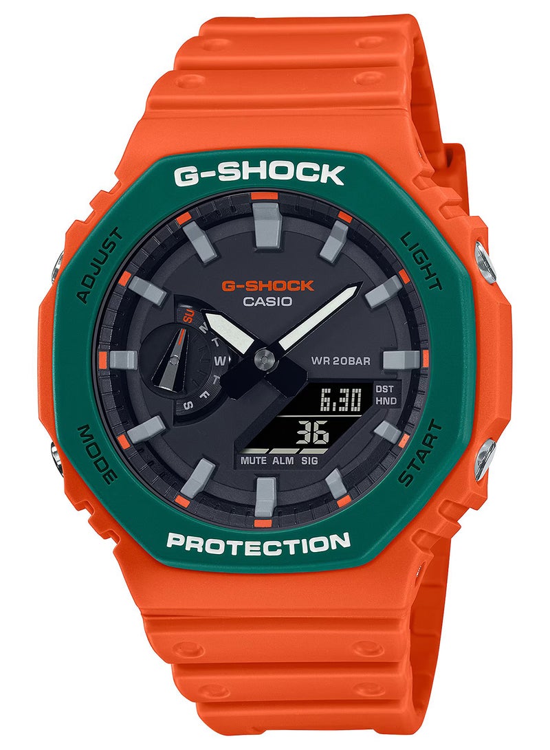 Men's Analog+Digital Resin Wrist Watch GA-2110SC-4ADR - 42 Mm