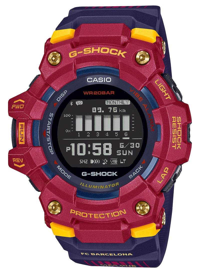 Men's Digital Resin Wrist Watch GBD-100BAR-4DR - 38 Mm