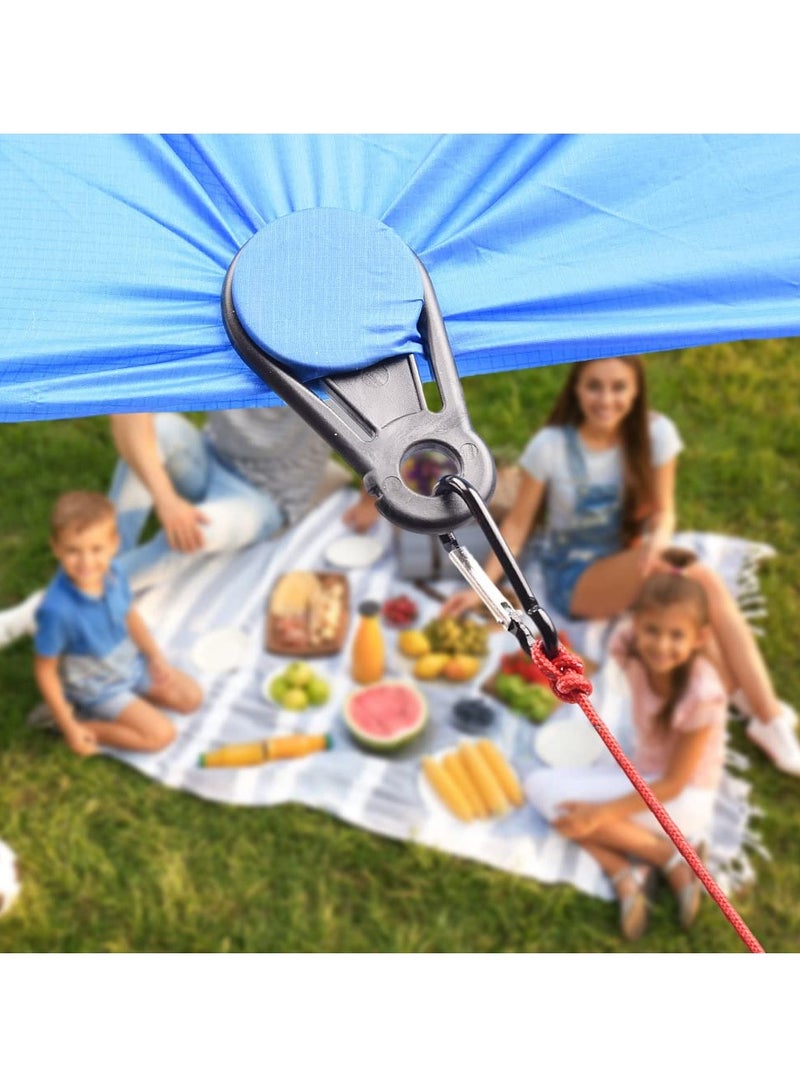 20 Pcs Shade Cloth Plastic Clips, Shade Cloth Fix Clamp Plastic Clamp For Fix Tarp Fence Sun Shade Net, Anti Bird Net Garden Net