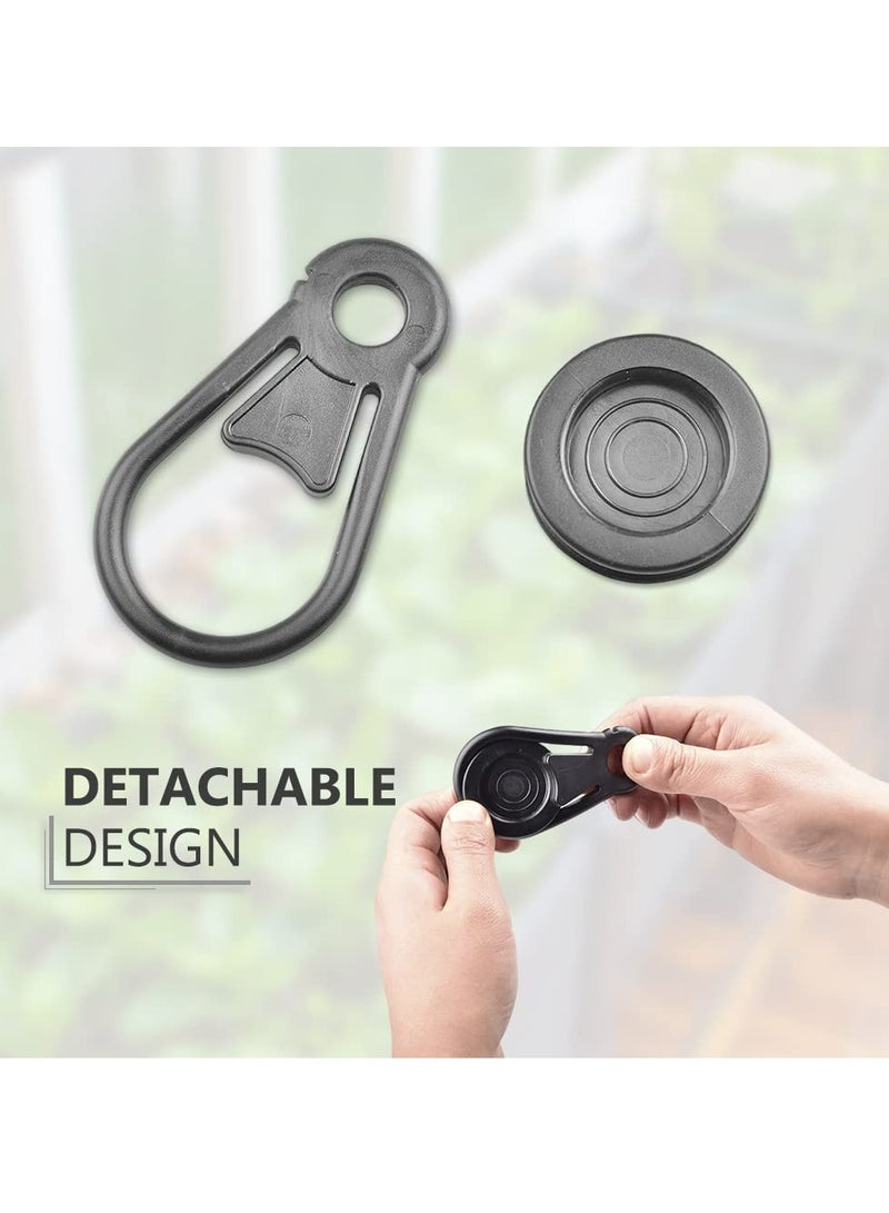 20 Pcs Shade Cloth Plastic Clips, Shade Cloth Fix Clamp Plastic Clamp For Fix Tarp Fence Sun Shade Net, Anti Bird Net Garden Net