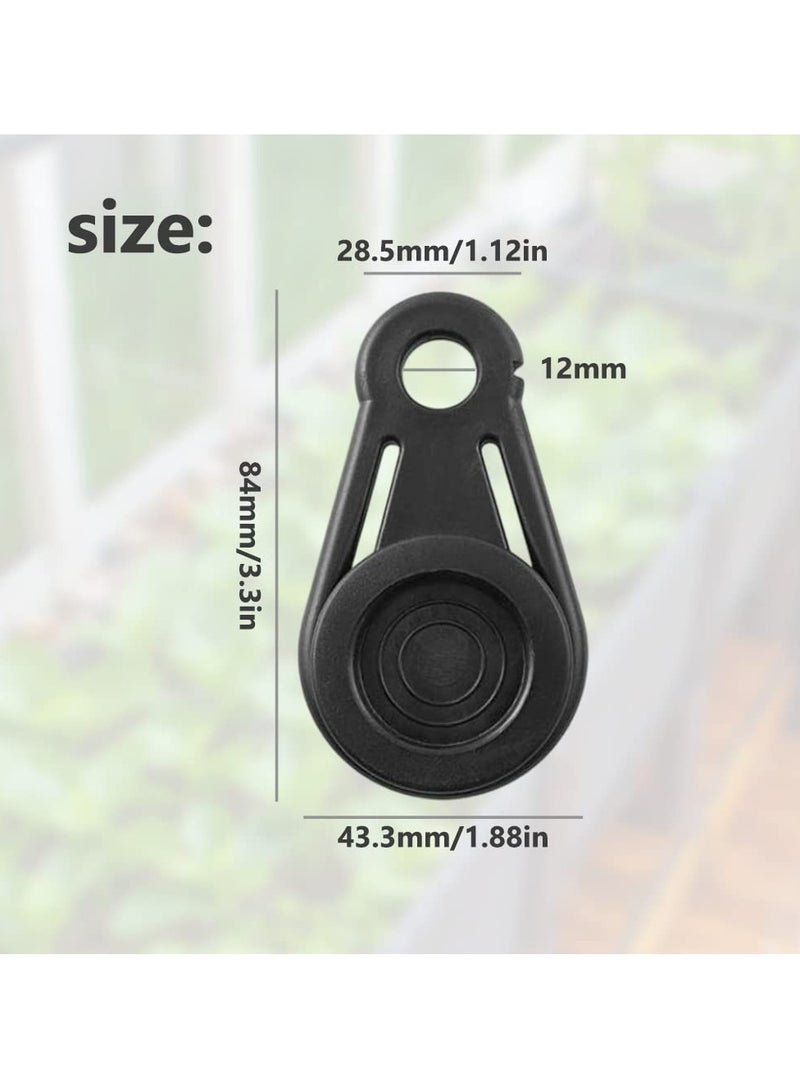 20 Pcs Shade Cloth Plastic Clips, Shade Cloth Fix Clamp Plastic Clamp For Fix Tarp Fence Sun Shade Net, Anti Bird Net Garden Net