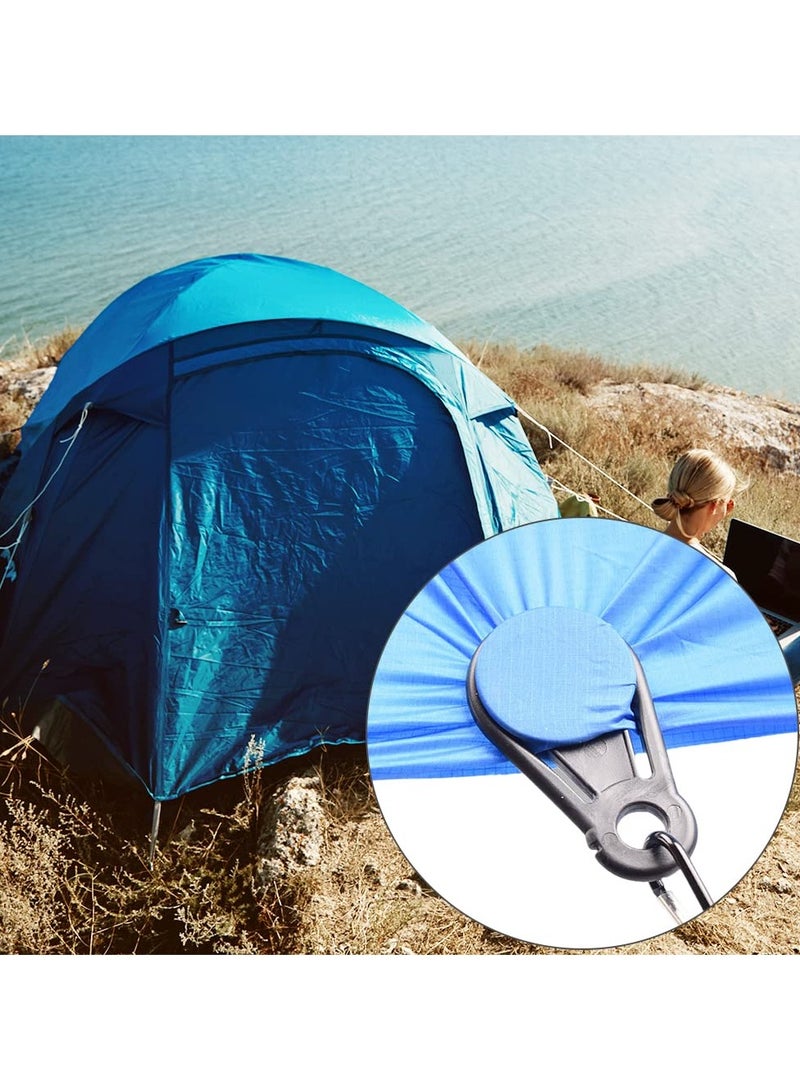 20 Pcs Shade Cloth Plastic Clips, Shade Cloth Fix Clamp Plastic Clamp For Fix Tarp Fence Sun Shade Net, Anti Bird Net Garden Net