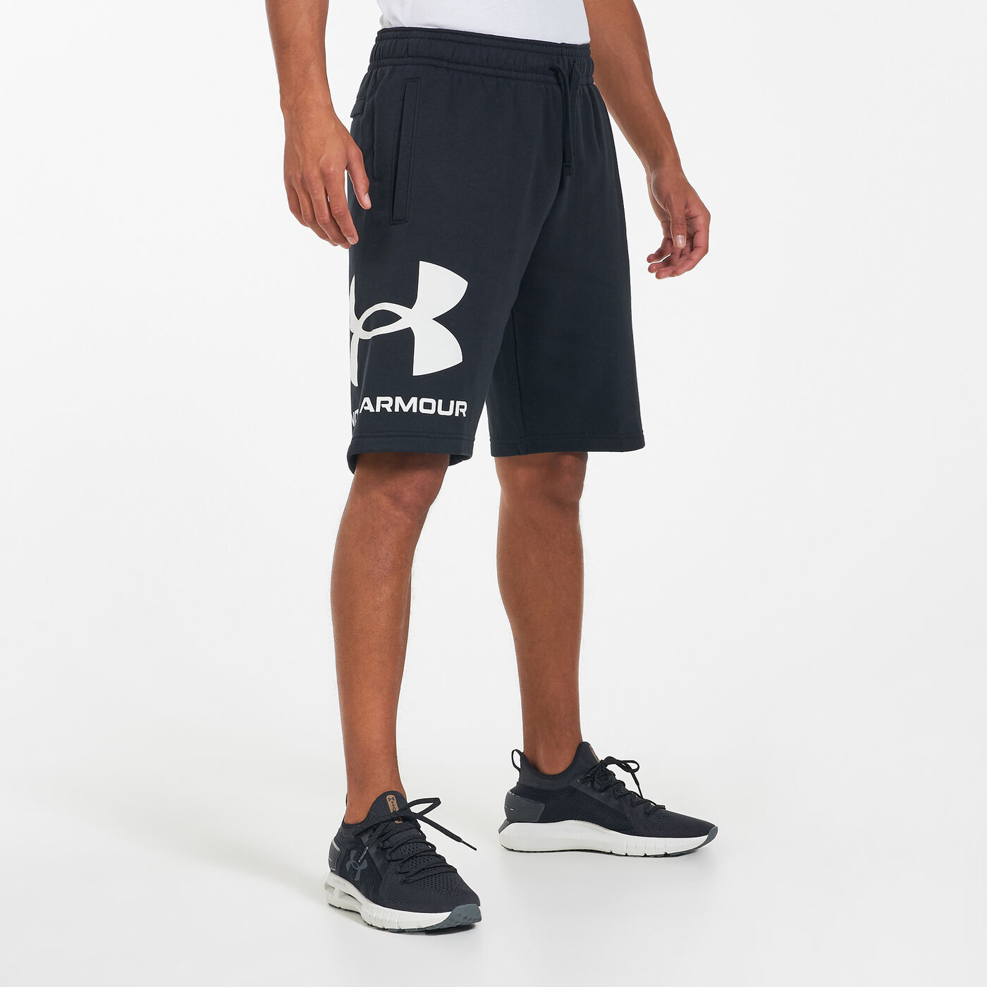 Men's UA Rival Fleece Big Logo Shorts