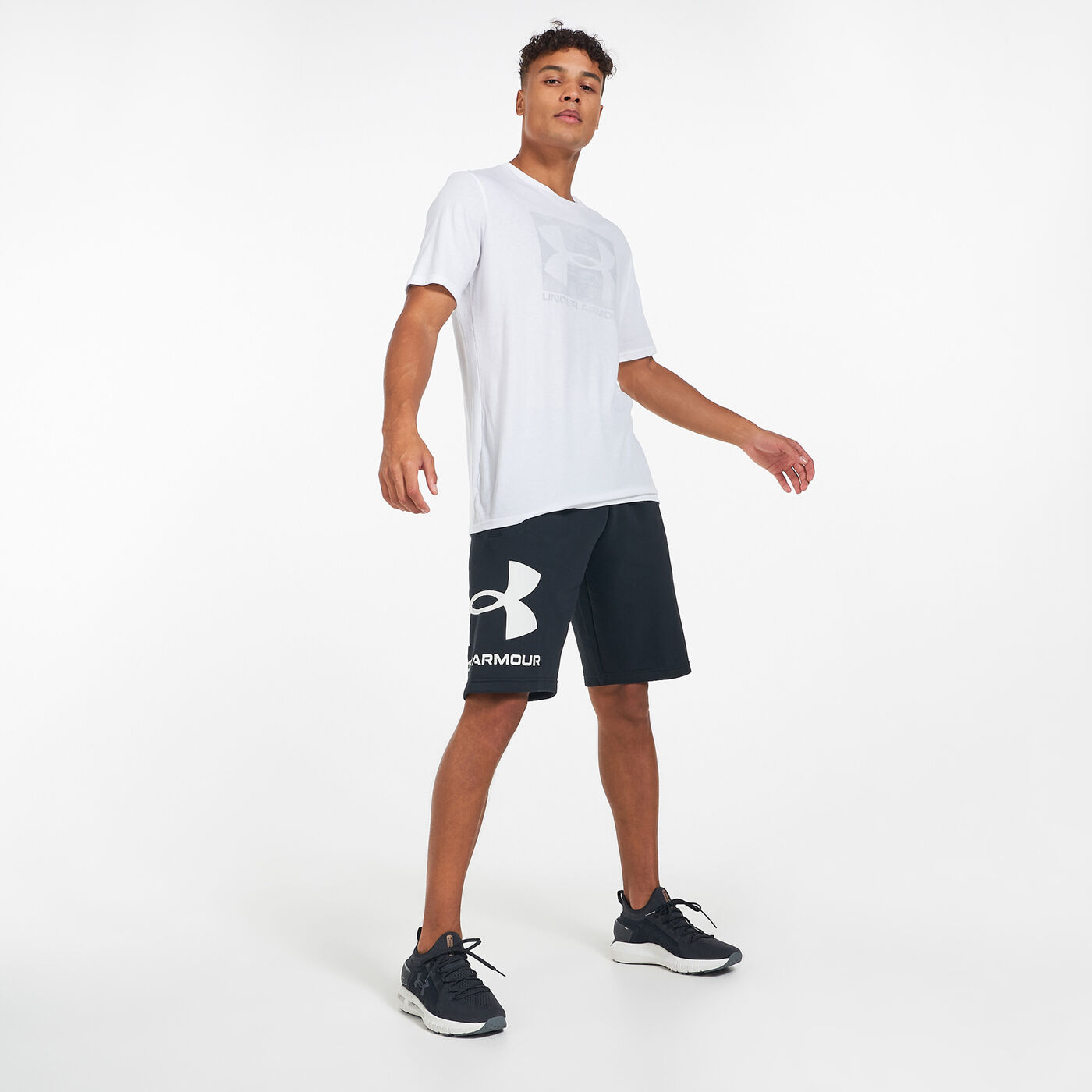 Men's UA Rival Fleece Big Logo Shorts