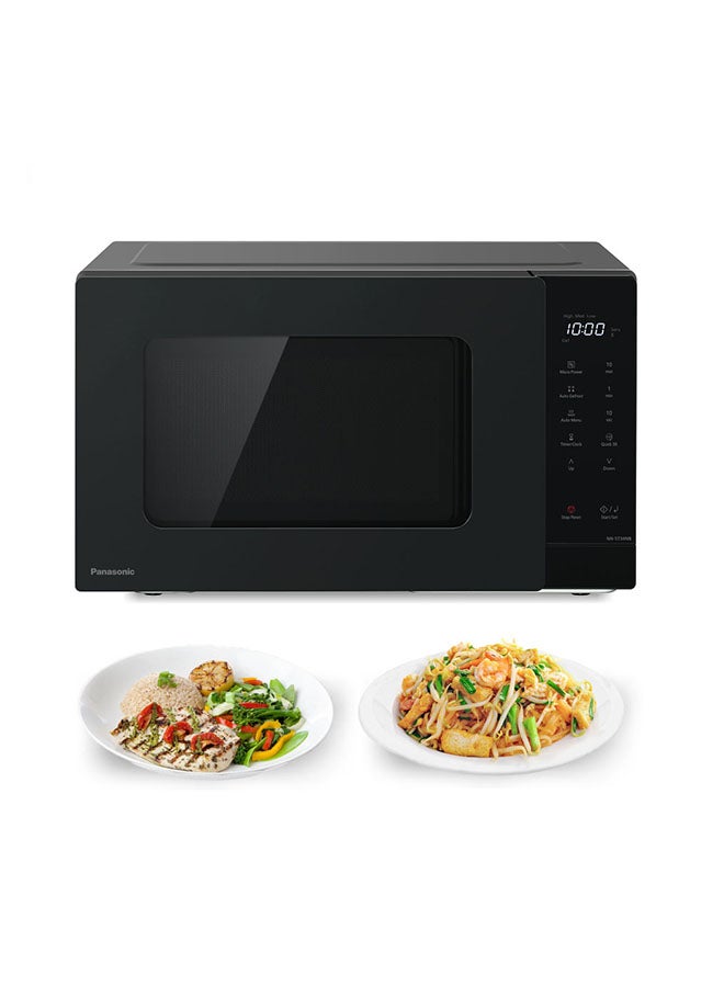 Compact Solo Microwave Oven, Push Open, Auto-Defrost, Child Safety Lock, Touch Operation, Quick 30 Function 25 L 900 W NNST34NB Black