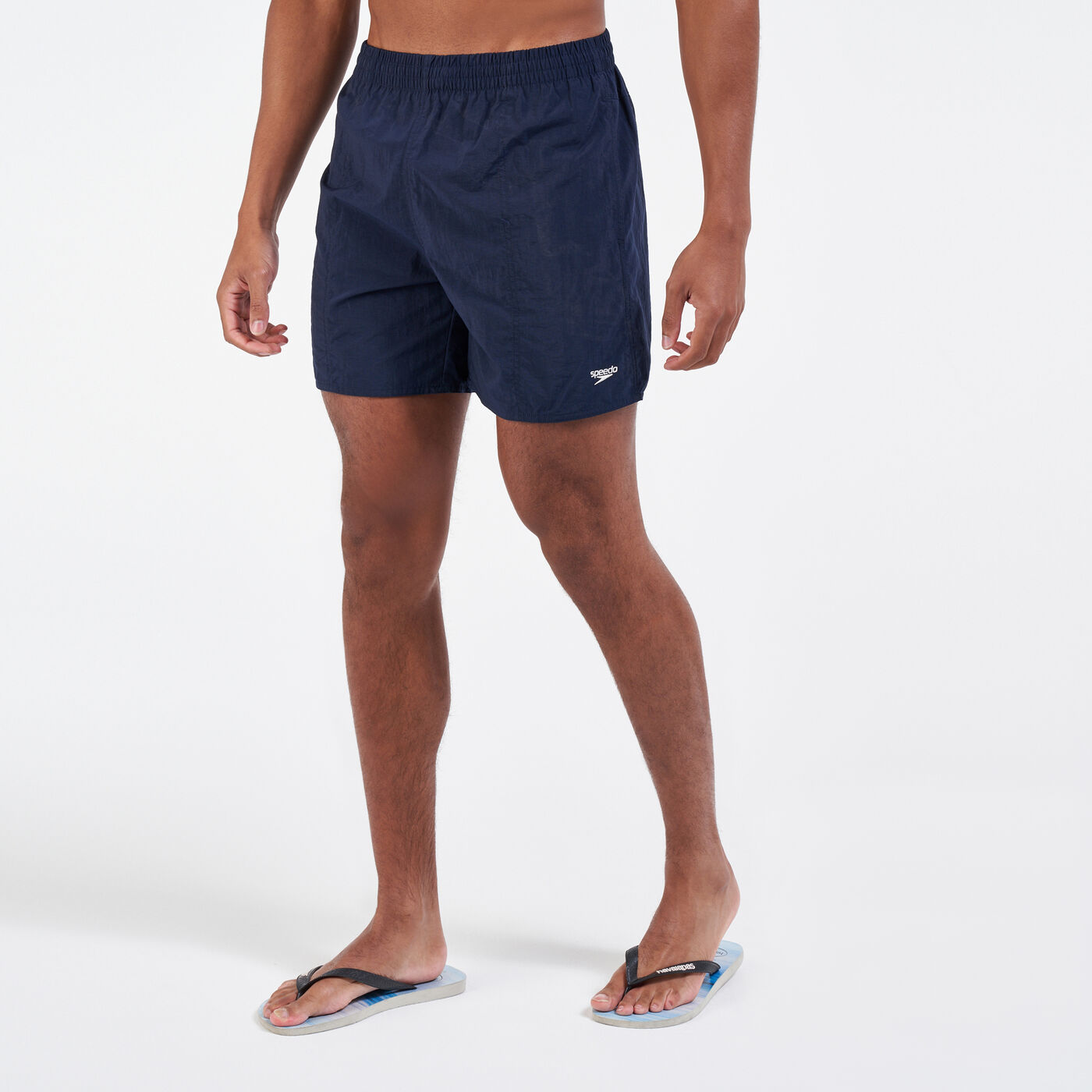 Men's Solid Leisure 16-Inch Swimming Shorts