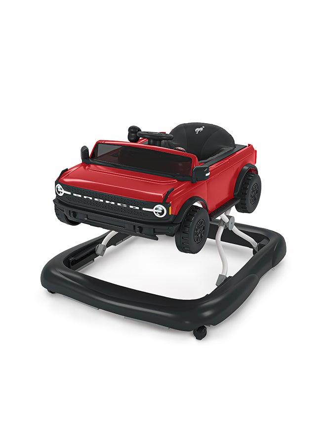 Ford Bronco Ways to Play 4-in-1 Baby Activity Push Walker - Race Red