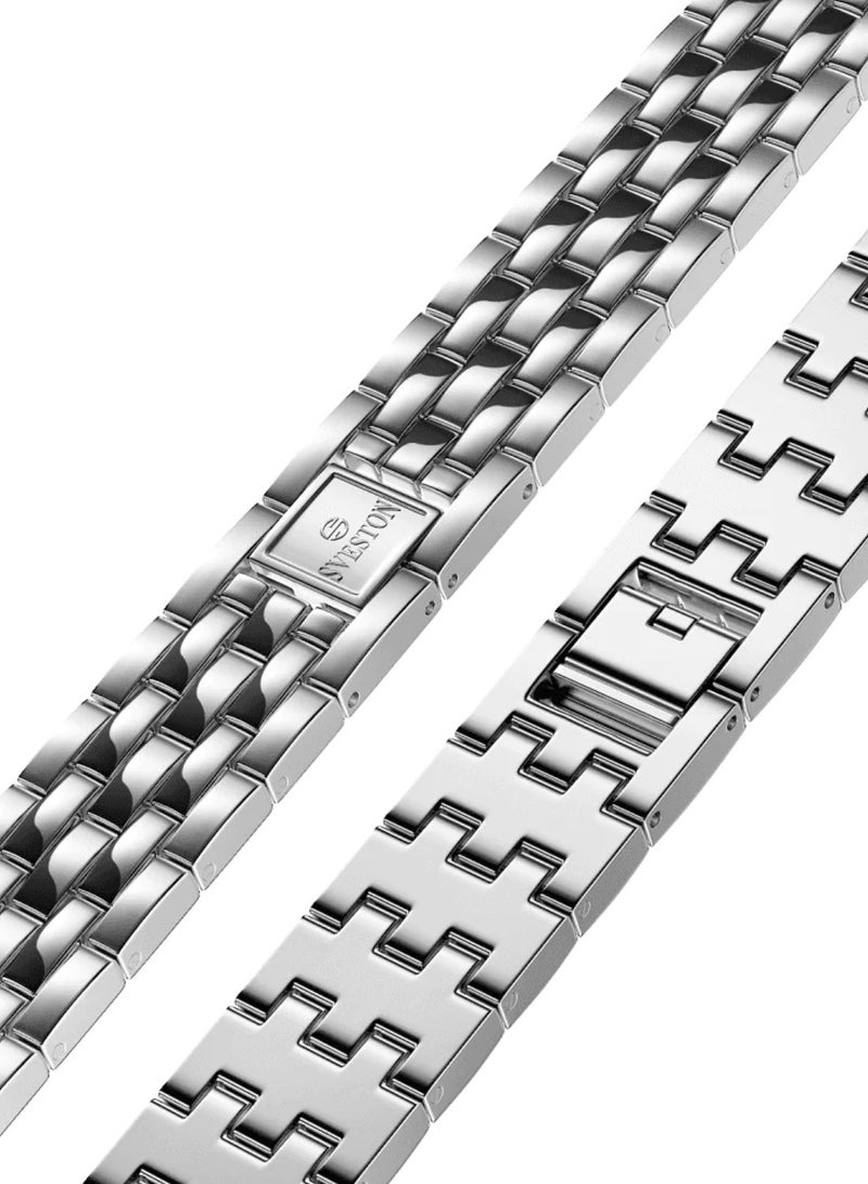 Women’s Blue Dial Stainless Steel Bracelet Straps Analogue Watch SV 6271 - 31mm