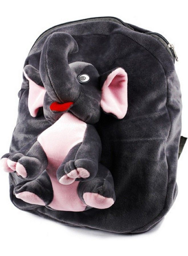 Full Body Elephant Soft Material Plush Cartoon Toy Backpack (Grey Age 2 To 6 Year)…