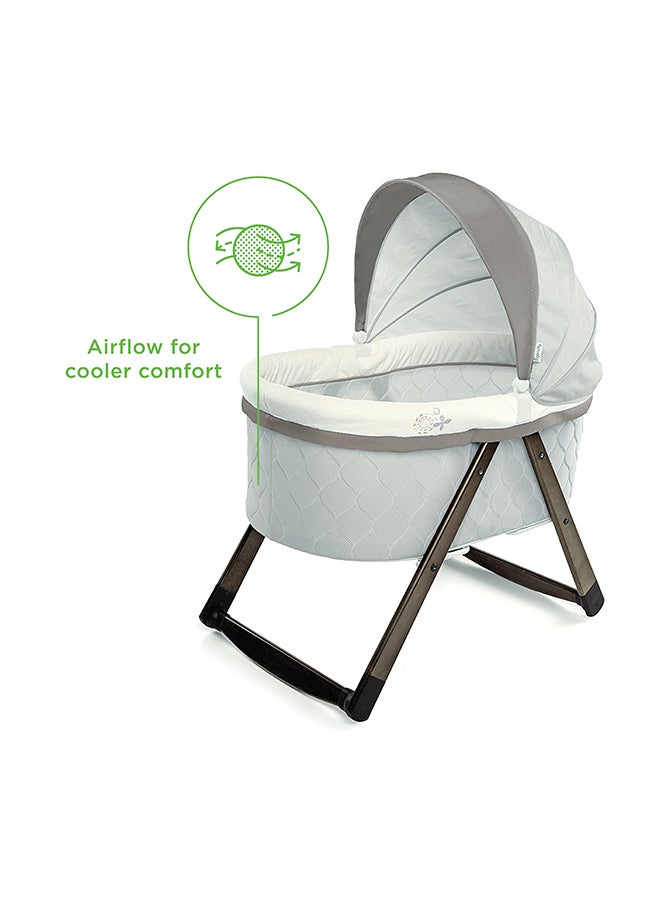 Foldaway Rocking Wood Bassinet - Carrington