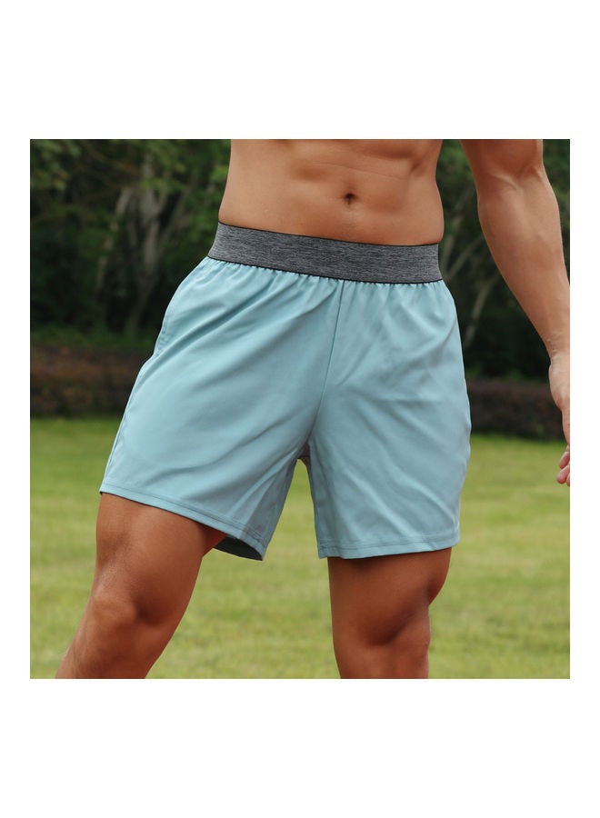 Solid Men Sport Shorts M