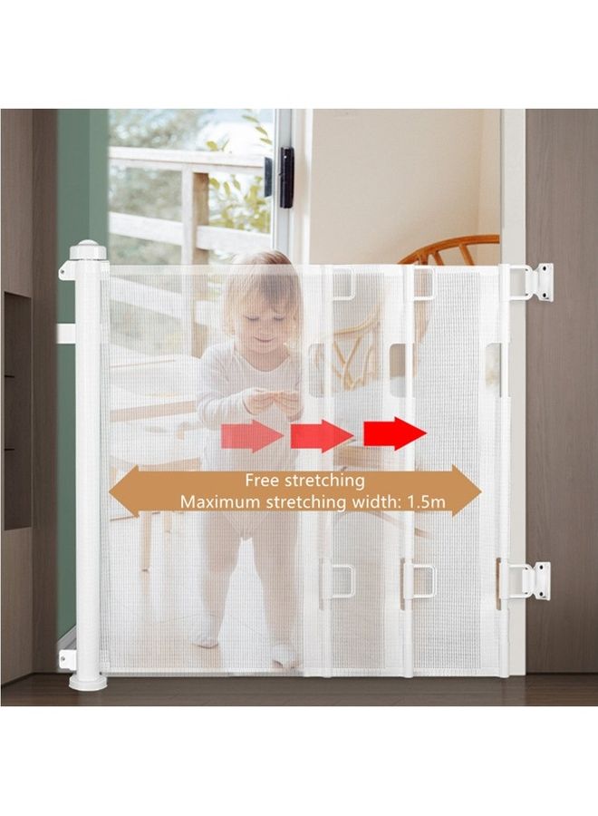 Stairway Automatic Retractable Gate Fences Children'S Fences Pet Fences Protective Fences Baby Safety Gates Protective Gates