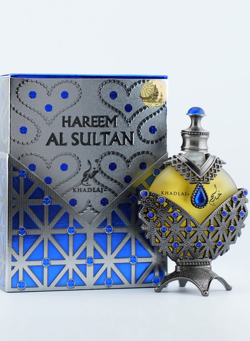 Hareem Al Sultan Blue 35 ml Non -Alcoholic Concentrated Perfume Oil For Men & Women