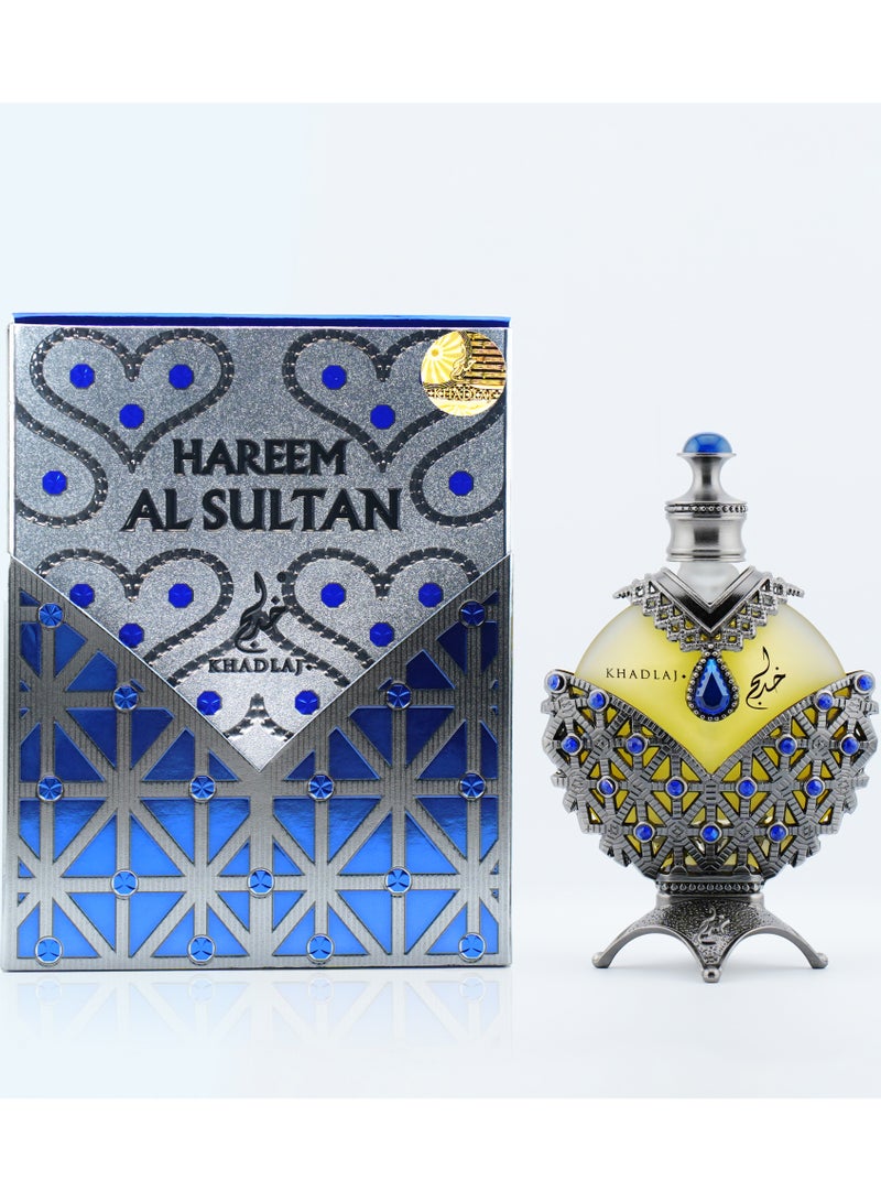 Hareem Al Sultan Blue 35 ml Non -Alcoholic Concentrated Perfume Oil For Men & Women